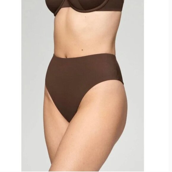 CUUP High Waist Bikini Bottom in Earth Brown Size 1 / Size S - Picture 5 of 6